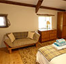 Boreal cottage master bedroom